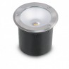 Spot LED Encastrable Sol Rond Inox 3W 230V 3000°K IP67