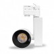 Spot LED sur Rail avec Adaptateur 3 allumages Blanc 40W 3000°K GARANTIE 5 ANS