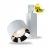 Spot LED sur Rail avec Adaptateur 3 allumages Blanc 30W 3000°K GARANTIE 5 ANS