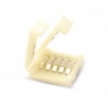 Connecteur Jonction Bandeaux LED RGBW 12V / 24V 12mm pour IP20 Bandeau à Bandeau