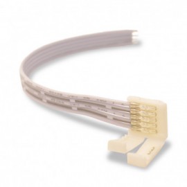 Connecteur Jonction Bandeaux LED RGBW 12V / 24V 12mm pour IP20 Bandeau à Câble