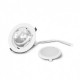 Support plafond Rond pour G4 Blanc Ø71 mm