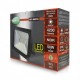 Projecteur Exterieur LED Plat Noir 50W 6000°K