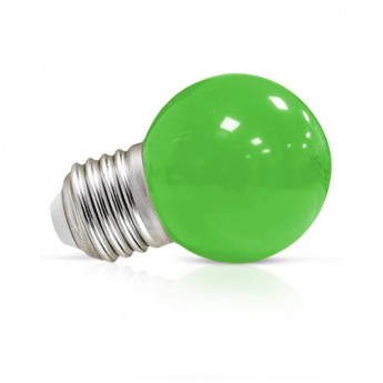 Ampoule LED E27 Bulb G45 1W Vert