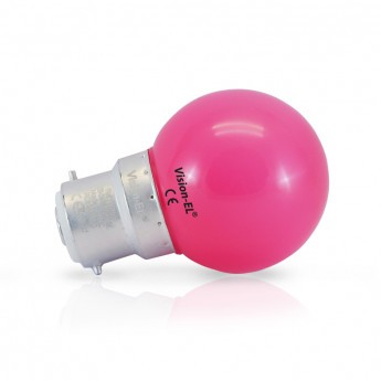 Ampoule LED B22 Bulb 1W Rose