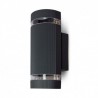 Applique Murale LED GU10 x 2 Gris Anthracite