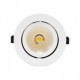 Spot LED Escargot Rond Inclinable et Orientable avec Alimentation Electronique 20W 3000K