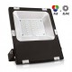 Projecteur Exterieur LED 230V Noir 20W RGB + Blanc IP65