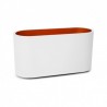 Applique Murale LED G9 X1 Blanc/Doré Ovale
