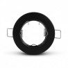 SUPPORT PLAFOND ROND NOIR Ø79 MM