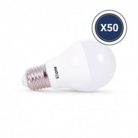 Ampoule LED E27 Bulb 6W 3000K Pack de 50