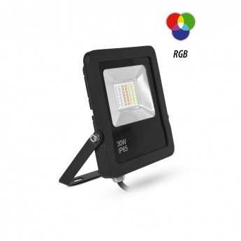 Projecteur Extérieur LED Noir 30W RGB IP65