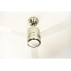 Ventilateur de plafond Loft Nickel / Clair 112cm / 44" avec éclairage et télécommande