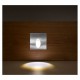 Spot encastrable LED balise 80 x 80 mm 3W Carré 3000K IP54