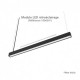 Linéaire LED prismatique Noir 2 CCT 36W Dimmable DALI 2 - 1200 mm - Garantie 5 ans