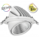 Spot LED Escargot Rond Inclinable et Orientable 35W 4000K IRC90 - Garantie 5 ans