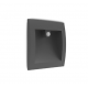 Spot encastrable LED balise 140 x 140 mm 6,5W Rectangle 3000K IP65 + Détecteur IR