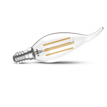 Ampoule LED E14 Filament Coup de vent 4W 4000K