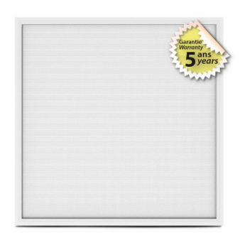 Dalle LED Backlit 595x595 25W Blanc 3000K Prismatique - Garantie 5 ans