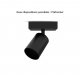 Applique orientable noir GU10 x1