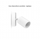 Applique orientable blanche GU10 x1