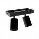 Applique orientable 2 spots noir GU10 x2