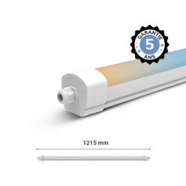 Étanche LED Intégrées CCT 35W 1215 x 63 x 63 mm Traversant - GARANTIE 5 ANS