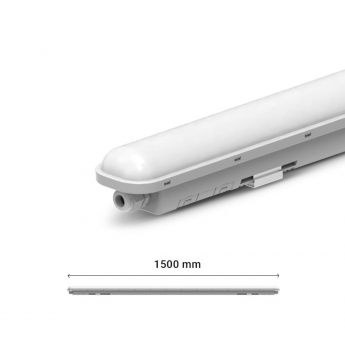 Étanche LED Intégrées Traversant 50W 4000K IP65 1500mm