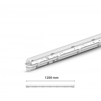 Étanche pour 1 Tube T8 1200 mm PH/Neutre même côté