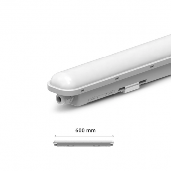 Étanche LED Intégrées Traversant 20W 4000K IP65 600mm