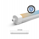 Étanche LED Intégrées CCT 15W 615 x 66 x 63 mm Traversant - Garantie 5 ans
