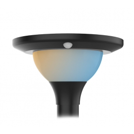 Tête de lampadaire solaire 15W 3CCT IP65 + Détecteur IR
