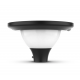 Tête de lampadaire solaire 15W 3CCT IP65 + Détecteur IR