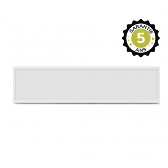 Dalle LED Blanc PMMA 295 x 1195 mm 28W 3000K Prismatique - Garantie 5 ans