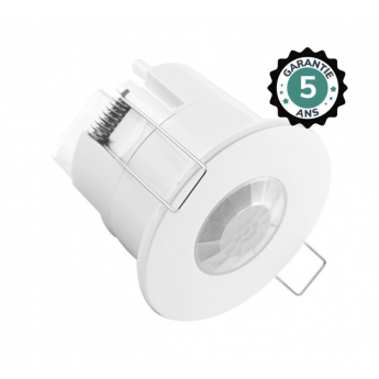 Détecteur de mouvement IR LED encastrable 360° 600W BBC - Garantie 5 ans