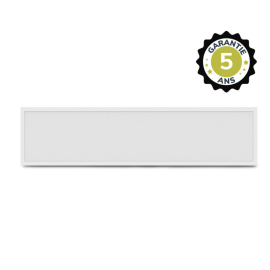 Dalle LED Blanc PMMA 295 x 1195 mm 28W 3000K Prismatique - Garantie 5 ans