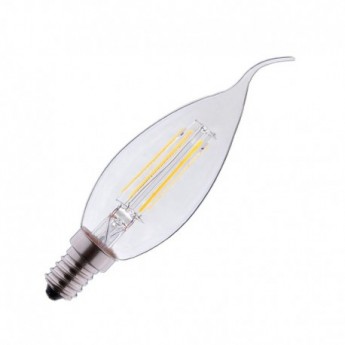 Ampoule LED E14 Filament Coup de vent 4W 4000°K