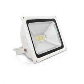 Projecteur Exterieur LED Plat Blanc 50W 6000°K