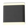 Applique murale LED 6W 530 LM 115mm carré 4000°K Gris Anthracite IP54
